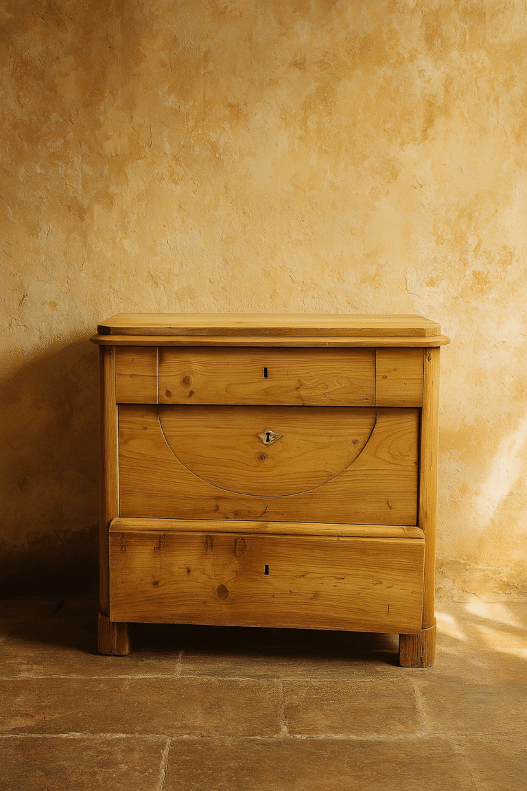 Cómoda Rústica de Madera Maciza