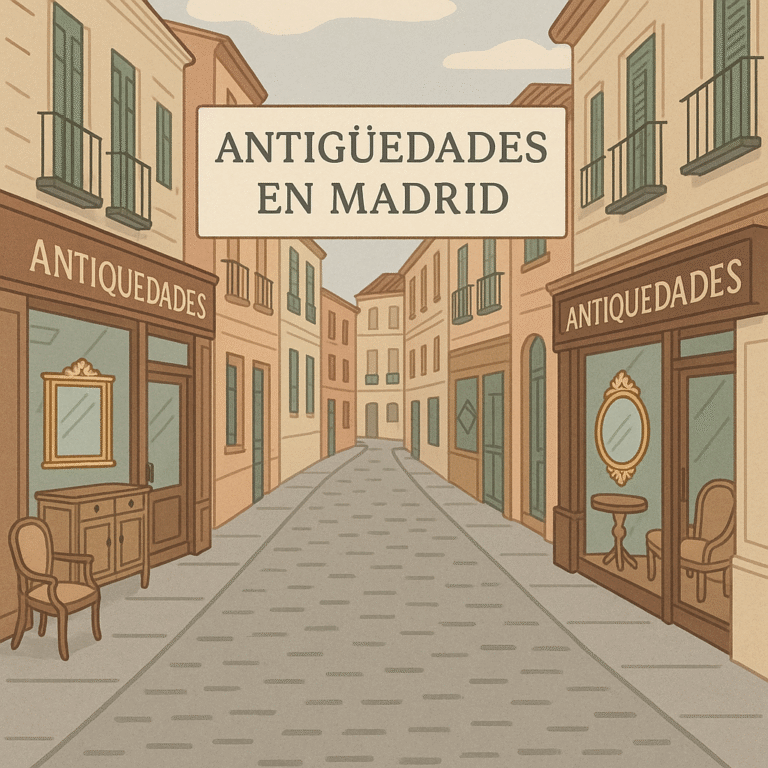 Mejores barrios de antigüedades en madrid