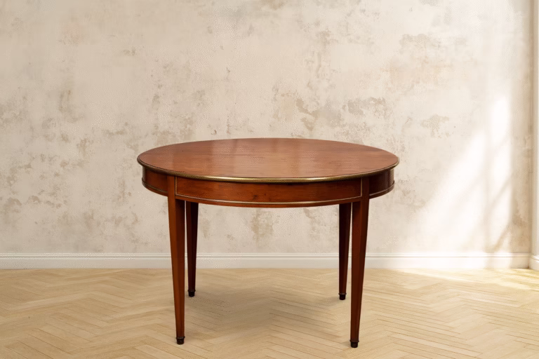 mesa de comedor redonda extensible