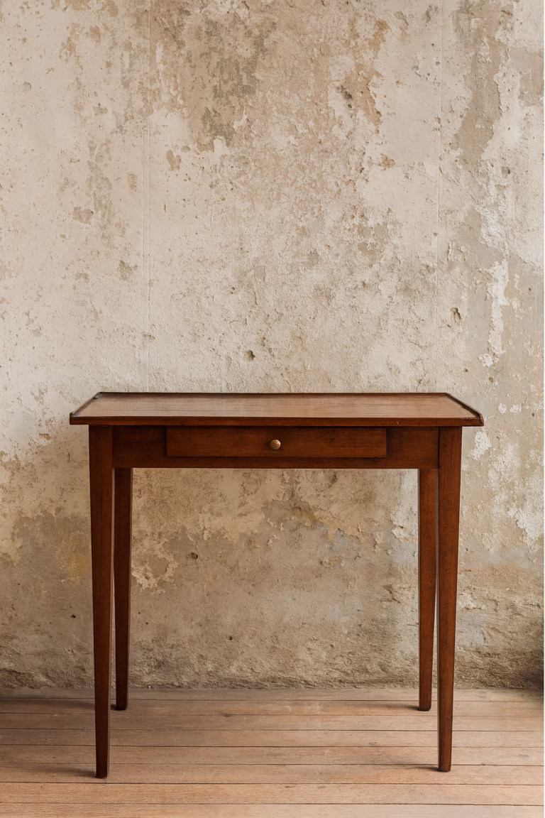 mesa auxiliar de caoba