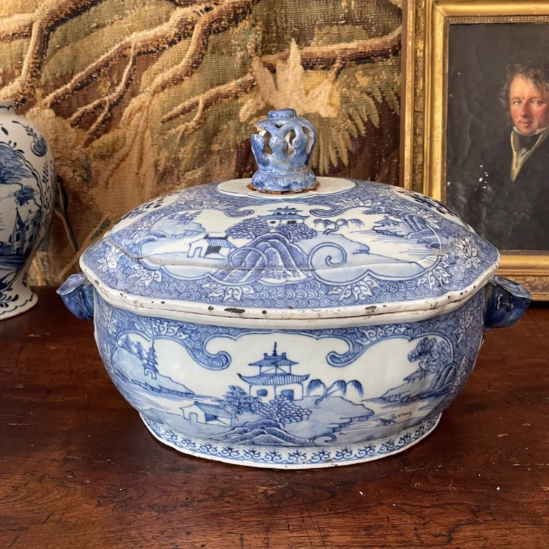 porcelana compañia de indias sopera